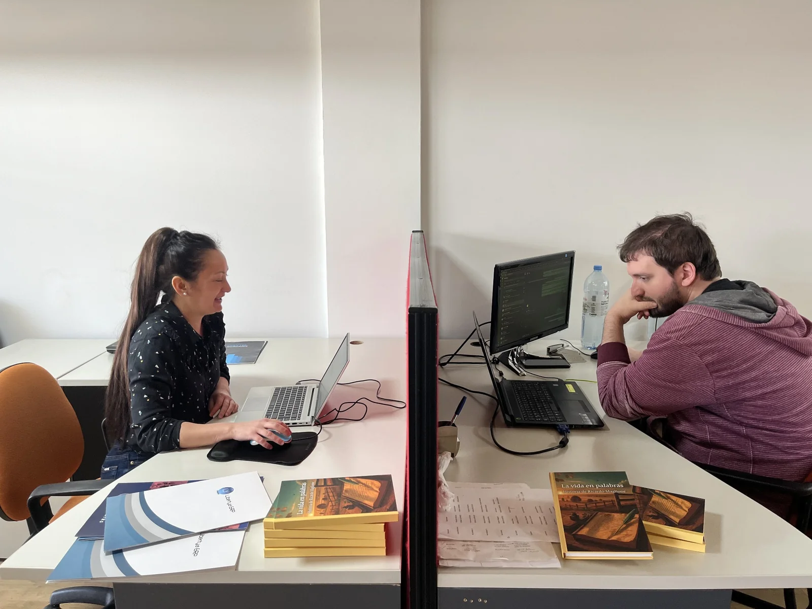 Trabajo en equipo en la oficina