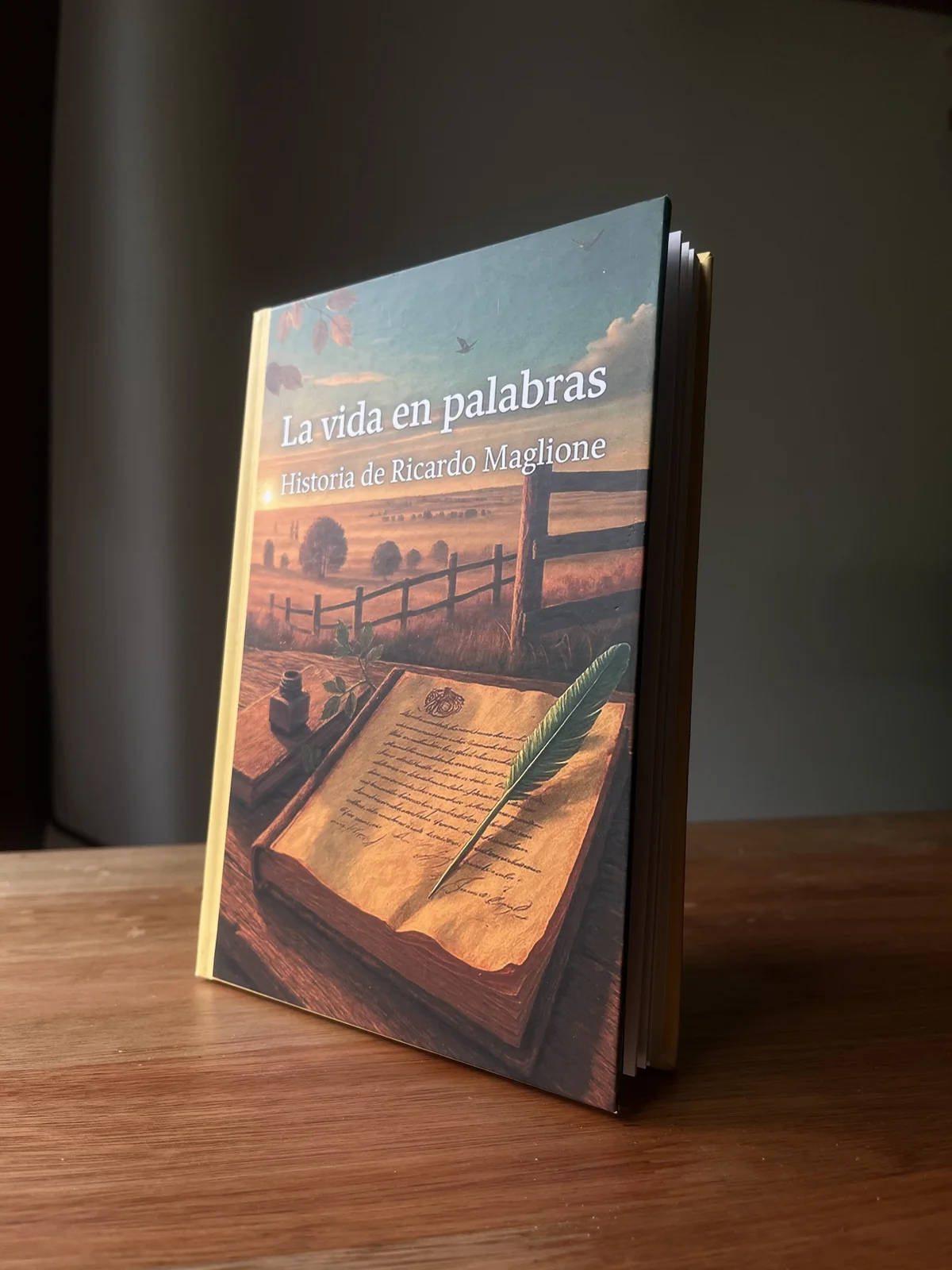 Libro La vida en palabras, historia de Ricardo Maglione